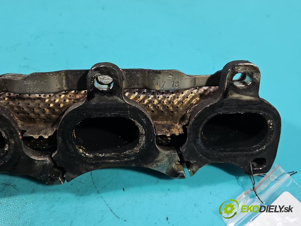 Mercedes S W222 2013-2020 3.0 cdi 656929 340KM automatic 250 kW 2925 cm3 4- potrubí výfuk A6561120001 (Výfukové potrubí)