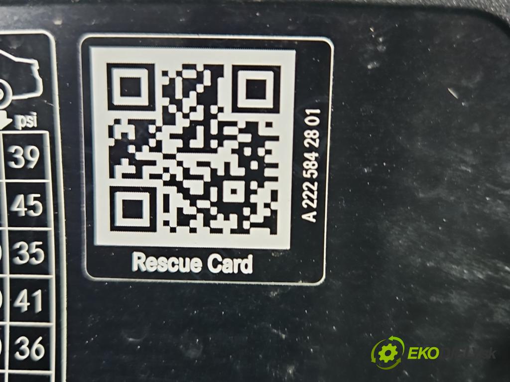 Mercedes S W222 2013-2020 3.0 cdi (656929) 340KM automatic 250 kW 2925 cm3 4- Klapka nalévání paliva A0005845610 (Klika dveří ostatní)