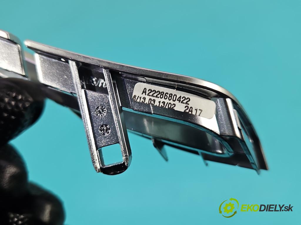 Mercedes S W222 2013-2020 3.0 cdi (656929) 340KM: automatic 250 kW 2925 cm3 4- lišta ozdobná vnitŕní: A2228680422