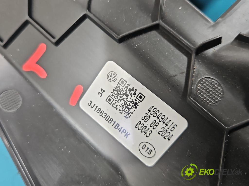 Skoda Superb IV 2023- 2.0 TDI 150 hp automatic 110 kW 1968 cm3 5- kryt plastová 3J1863081B