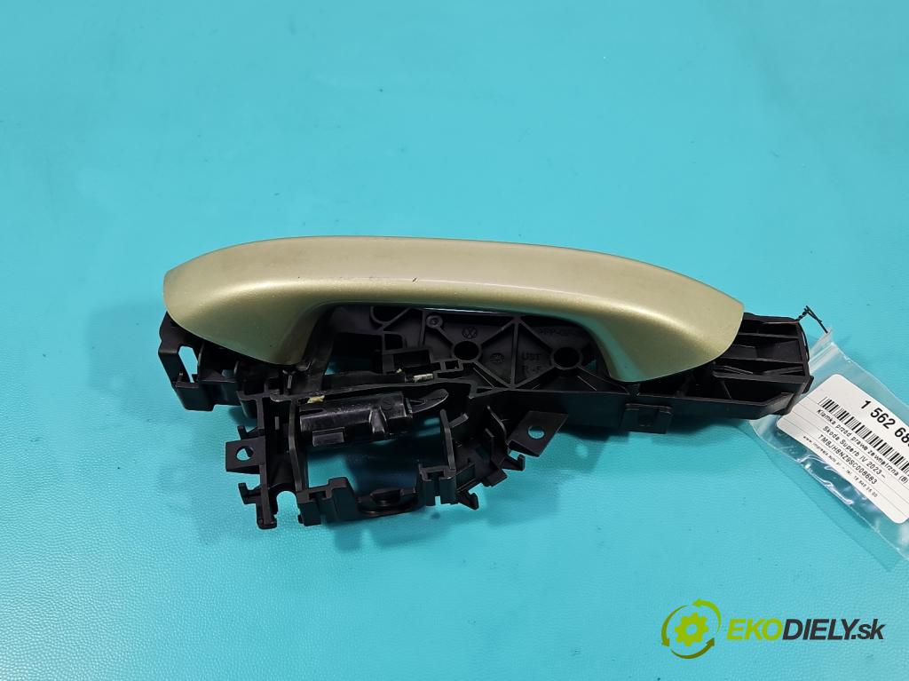 Skoda Superb IV 2023- 2.0 TDI 150 HP automatic 110 kW 1968 cm3 5- rukoväť predné pravé mimo: 5H0837886C (Kľučka dverí ostatné)