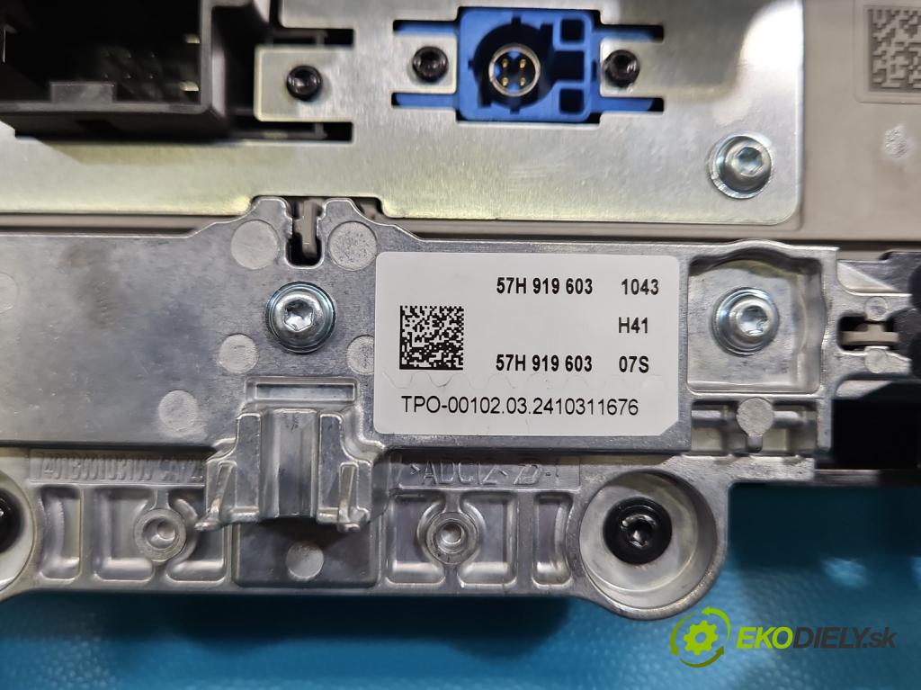 Skoda Superb IV 2023- 2.0 TDI 150 hp automatic 110 kW 1968 cm3 5- displej 57H919603 (Přístrojová deska)