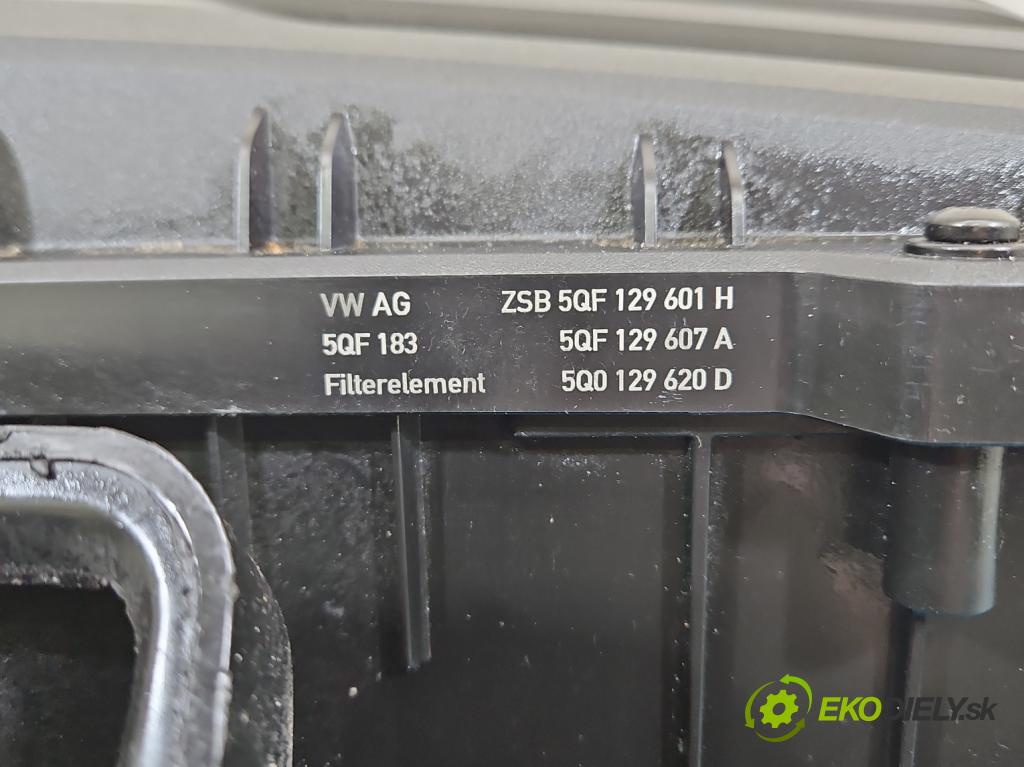 Skoda Superb IV 2023- 2.0 TDI 150 HP automatic 110 kW 1968 cm3 5- obal filtra vzduchu 5QF129601H (Obal vzduchového filtra)