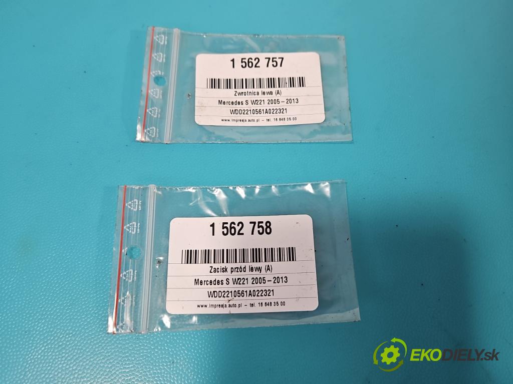 Mercedes S W221 2005-2013 3.5 V6 272 HP automatic 200 kW 3498 cm3 4- náboj ľavé  (Náboj kolesa)