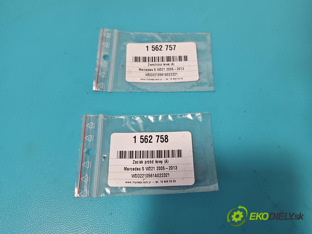 Mercedes S W221 2005-2013 3.5 V6 272 hp automatic 200 kW 3498 cm3 4- brzdič přední levý  (Klika dveří ostatní)