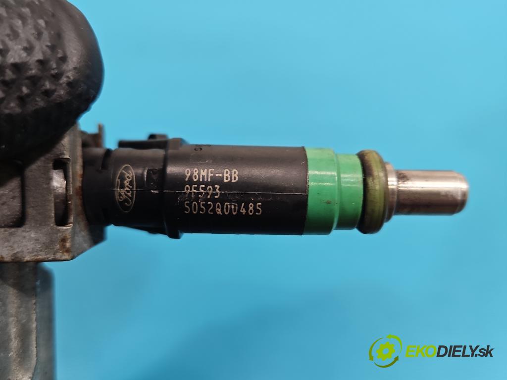 Ford Focus Mk2 2004-2011 1.6 16V 101 hp manual 74 kW 1596 cm3 5- vstřikovač 98MF-BB (Vstřikovač paliva)