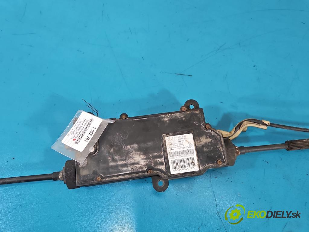 Mercedes S W221 2005-2013 3.5 V6 272 HP automatic 200 kW 3498 cm3 4- Brzda manuál: elektrický: A2214302849 (Ručná brzda)