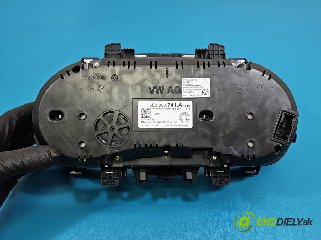 Skoda Octavia IV 2019- 2.0 TDI 116 hp manual 85 kW 1968 cm3 5- Přístrojová deska 5E3920741A (Přístrojová deska)