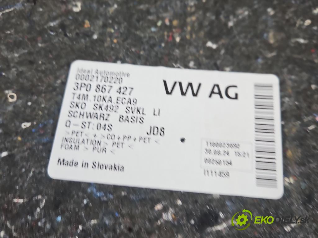 Skoda Superb IV 2023- 2.0 TDI 150 HP automatic 110 kW 1968 cm3 5- Čalounictví: kufra: ľavé 3P0867427