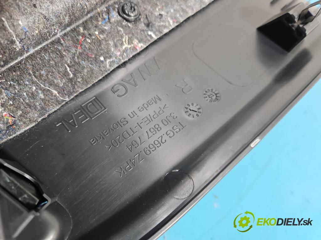 Skoda Superb IV 2023- 2.0 TDI 150 HP automatic 110 kW 1968 cm3 5- Čalounictví: kufra: pravé 3J0867764