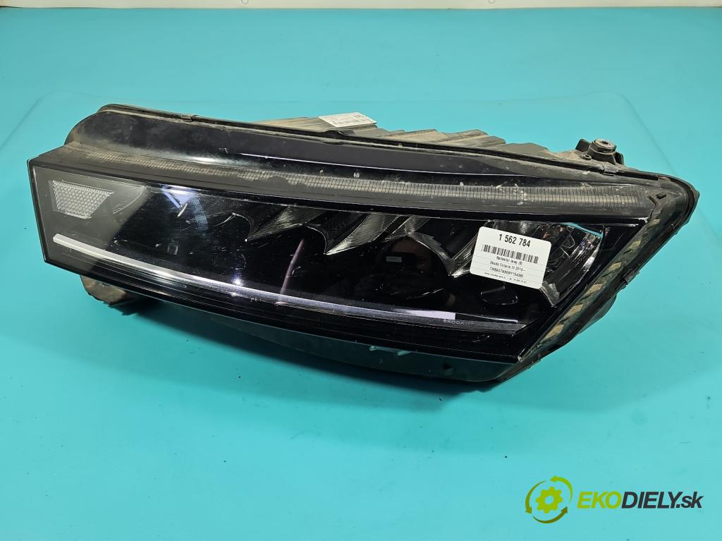 Skoda Octavia IV 2019- 2.0 TDI 116 HP manual 85 kW 1968 cm3 5- Reflektor: ľavý 5E4941015 (Kľučka dverí ostatné)