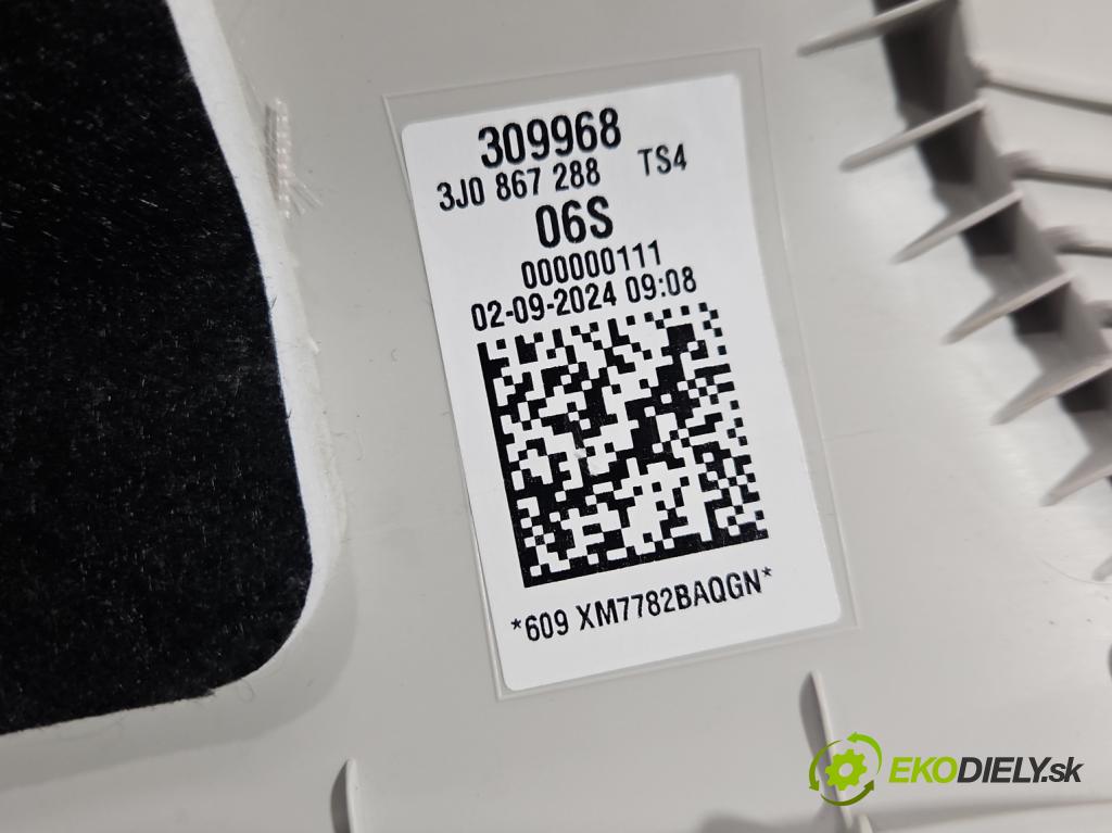 Skoda Superb IV 2023- 2.0 TDI 150 hp automatic 110 kW 1968 cm3 5- kryt plastová 3J0867288