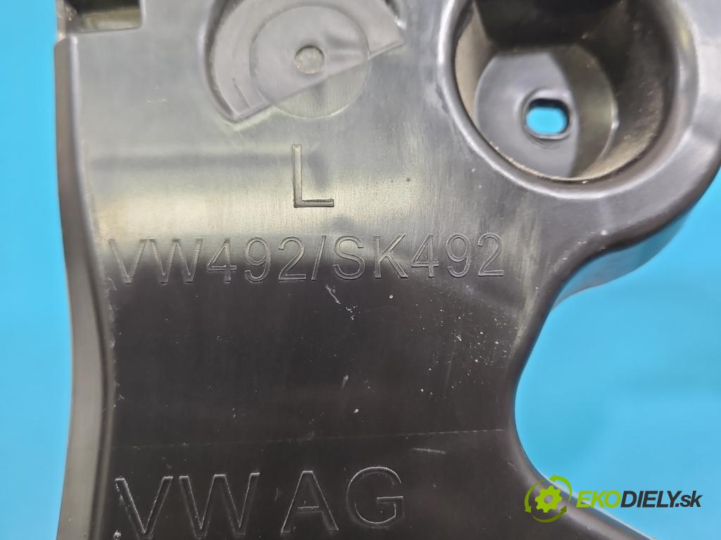 Skoda Superb IV 2023- 2.0 TDI 150 hp automatic 110 kW 1968 cm3 5- Boty: nárazníku zadní levý 3J0807393