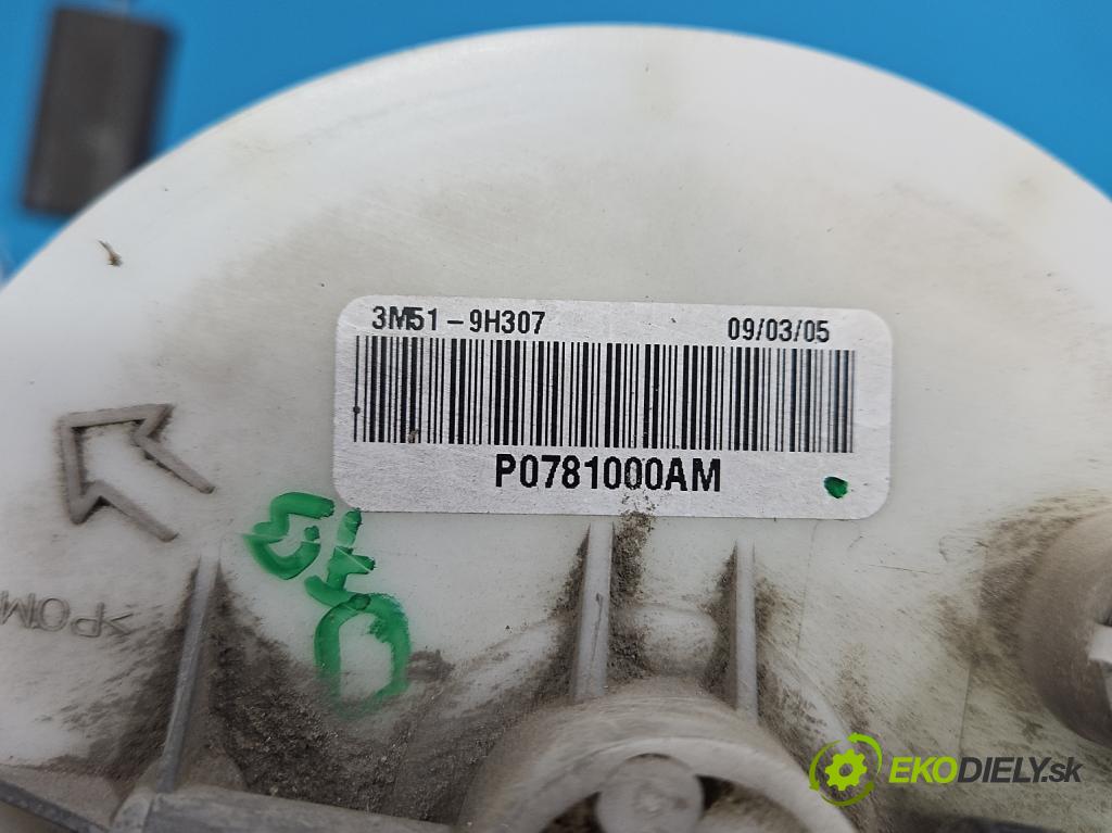 Ford Focus Mk2 2004-2011 1.6 16V 101 hp manual 74 kW 1596 cm3 5- čerpadlo paliva 3M51-9H307