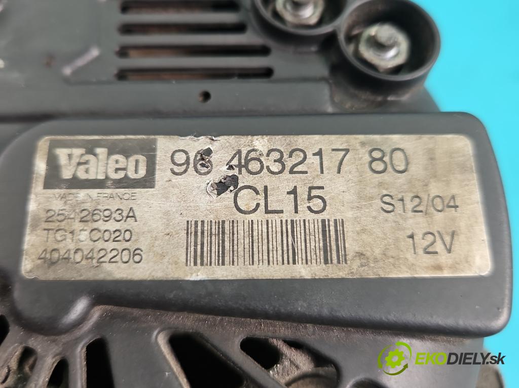 Citroen C8 2002-2014 2.0 hdi 107 HP manual 79 kW 1997 cm3 5- Alternator 9646321780 (Alternátor)