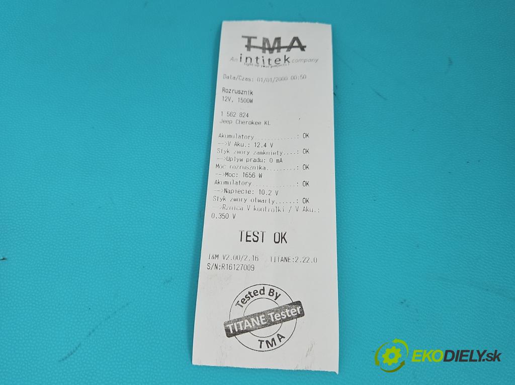 Jeep Cherokee KL 2013-2023 2.0 multijet: 140 HP manual 103 kW 1956 cm3 5- štartér 0001139068 (Štartér)