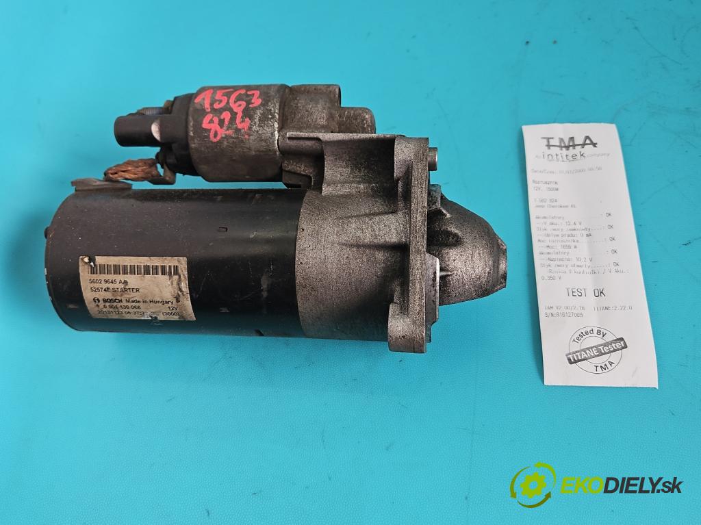 Jeep Cherokee KL 2013-2023 2.0 multijet: 140 HP manual 103 kW 1956 cm3 5- štartér 0001139068 (Štartér)