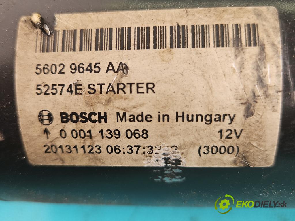 Jeep Cherokee KL 2013-2023 2.0 multijet: 140 HP manual 103 kW 1956 cm3 5- štartér 0001139068 (Štartér)