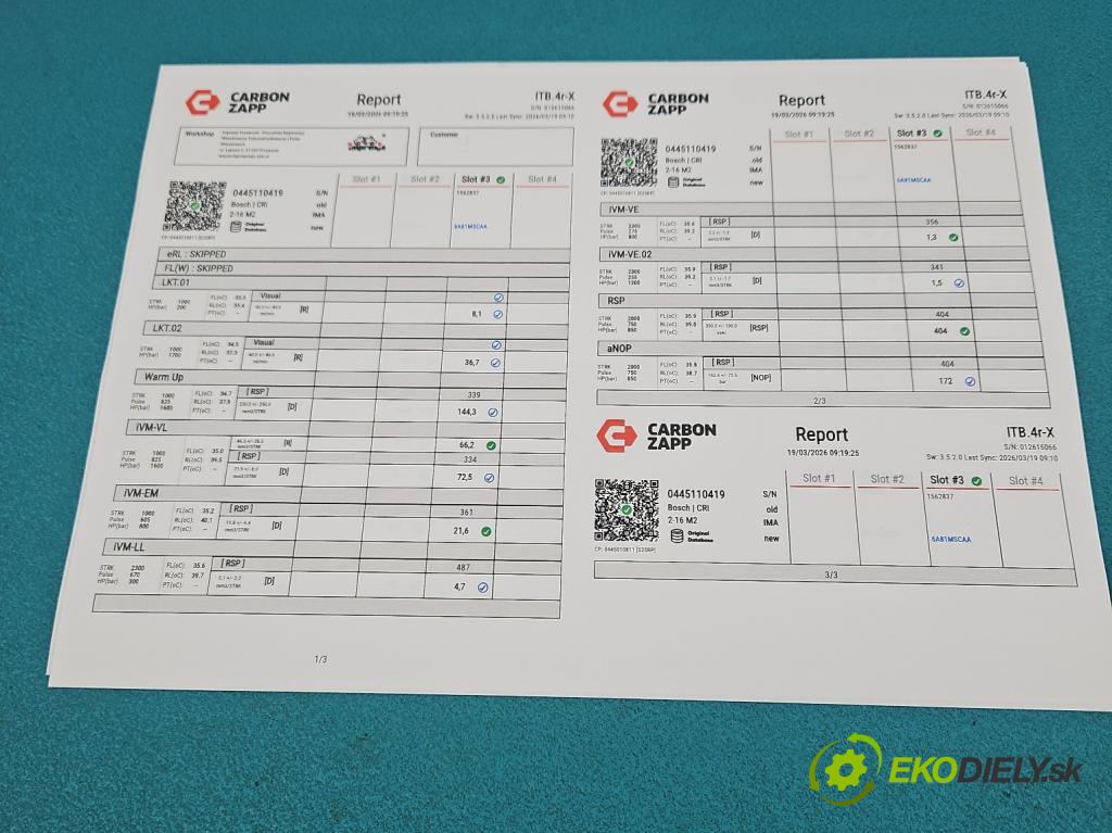 Jeep Cherokee KL 2013-2023 2.0 multijet: 140 HP manual 103 kW 1956 cm3 5- vstrek 0445110419 (Vstrekovač paliva)