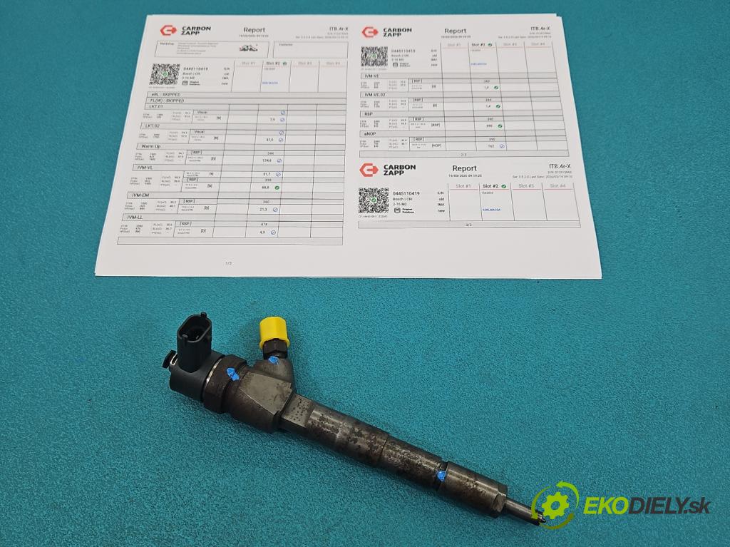 Jeep Cherokee KL 2013-2023 2.0 multijet: 140 HP manual 103 kW 1956 cm3 5- vstrek 0445110419 (Vstrekovač paliva)