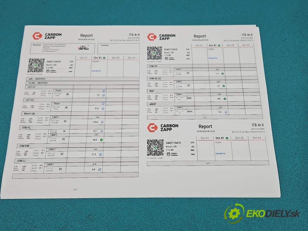 Jeep Cherokee KL 2013-2023 2.0 multijet: 140 HP manual 103 kW 1956 cm3 5- vstrek 0445110419 (Vstrekovač paliva)
