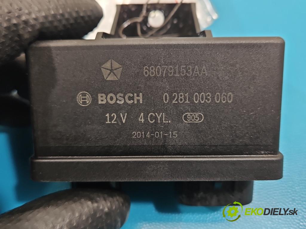 Jeep Cherokee KL 2013-2023 2.0 multijet: 140 HP manual 103 kW 1956 cm3 5- Relé: svíčky: zařicích: 0281003060 (Relé)