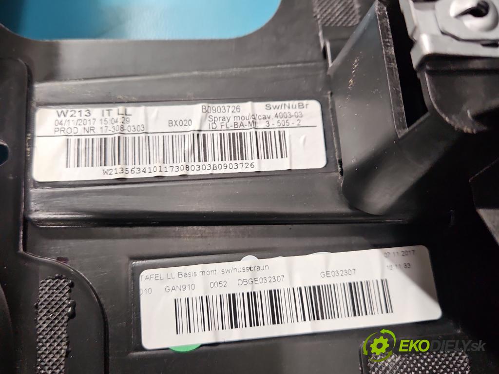 Mercedes E W213 2016-2023 2.0 CDI 194KM automatic 143 kW 1950 cm3 4- kokpit,přistrojova deska