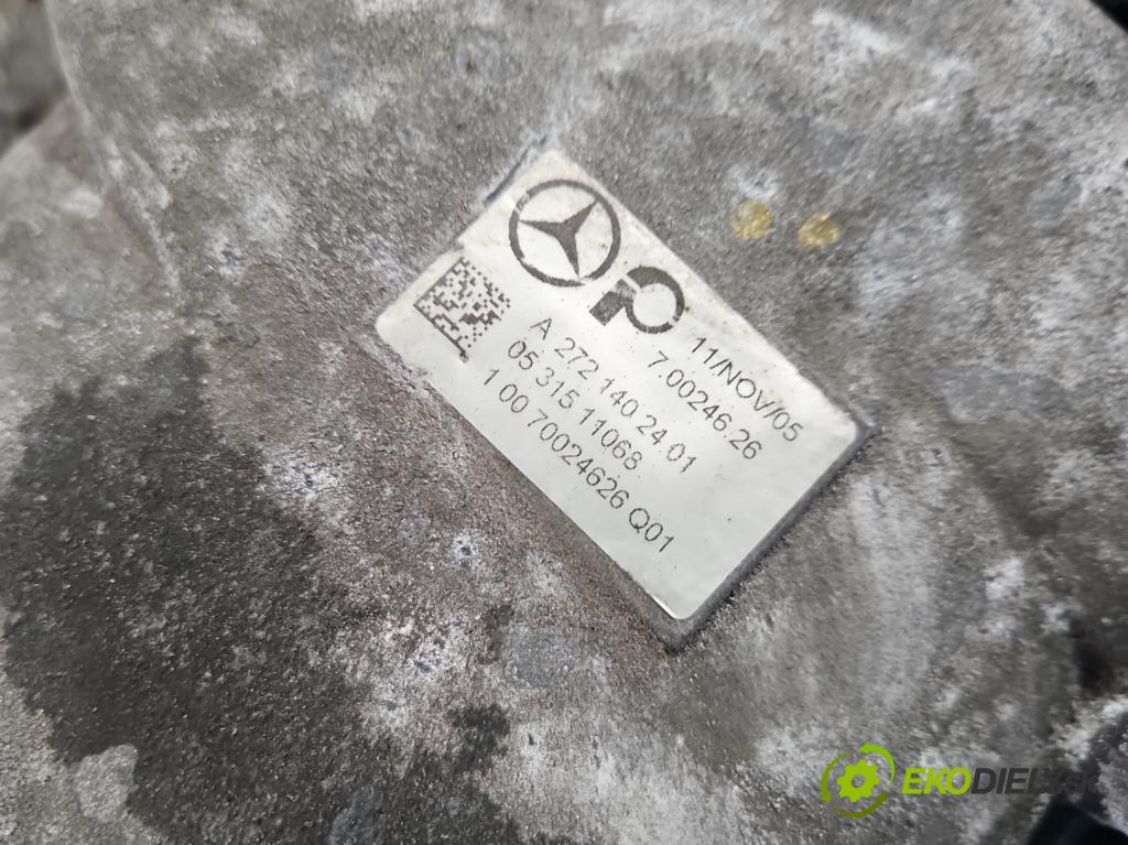 Mercedes S W221 2005-2013 3.5 V6 272 HP automatic 200 kW 3498 cm3 4- zvod nasávací A2721402401 (Sacie potrubie)