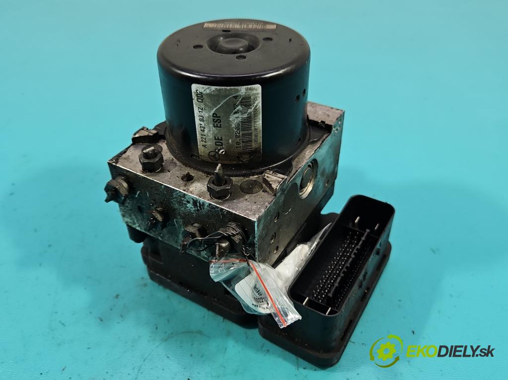 Mercedes S W221 2005-2013 3.5 V6 272 hp automatic 200 kW 3498 cm3 4- čerpadlo abs A2215452632 (Pumpa ABS)