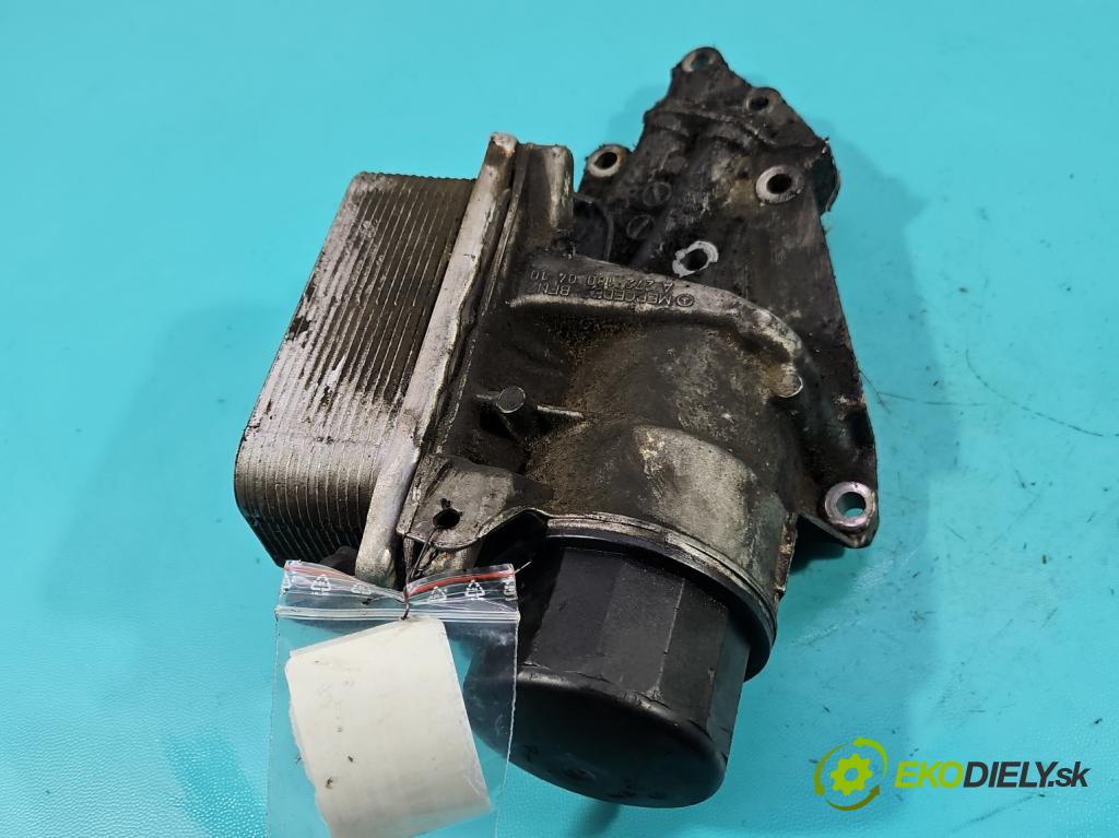 Mercedes S W221 2005-2013 3.5 V6 272 HP automatic 200 kW 3498 cm3 4- Základ: filtra oleja: A2721800410 (Obal olejového filtra)