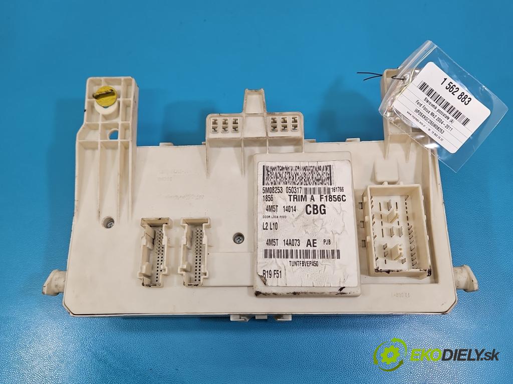 Ford Focus Mk2 2004-2011 1.6 16V 101 HP manual 74 kW 1596 cm3 5- riadiaca jednotka ostatné 4M5T-14A073-AE