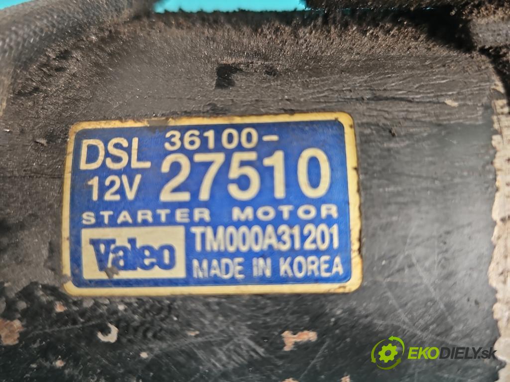 Hyundai Getz 1.5 crdi 82 HP manual 60 kW 1493 cm3 5- štartér 36100-27510 (Štartér)