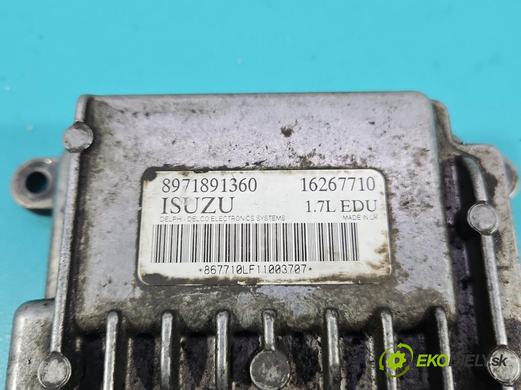 Opel Astra II 1998-2009 1.7 dti 75 HP manual 55 kW 1686 cm3 4- riadiaca jednotka ostatné 16267710