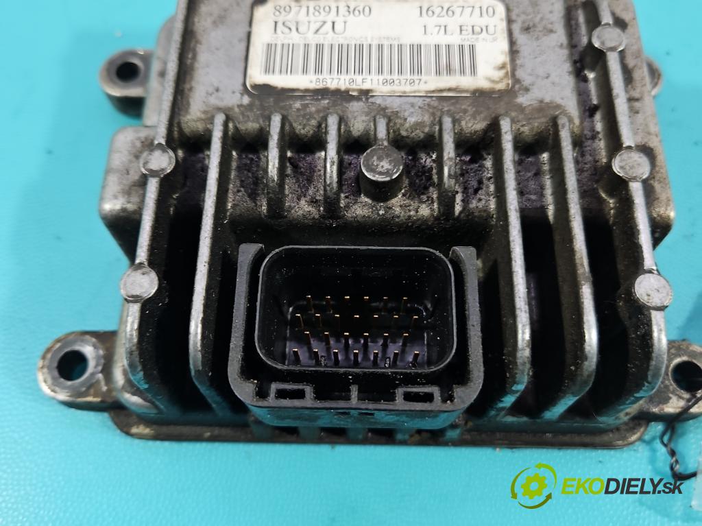 Opel Astra II 1998-2009 1.7 dti 75 HP manual 55 kW 1686 cm3 4- riadiaca jednotka ostatné 16267710