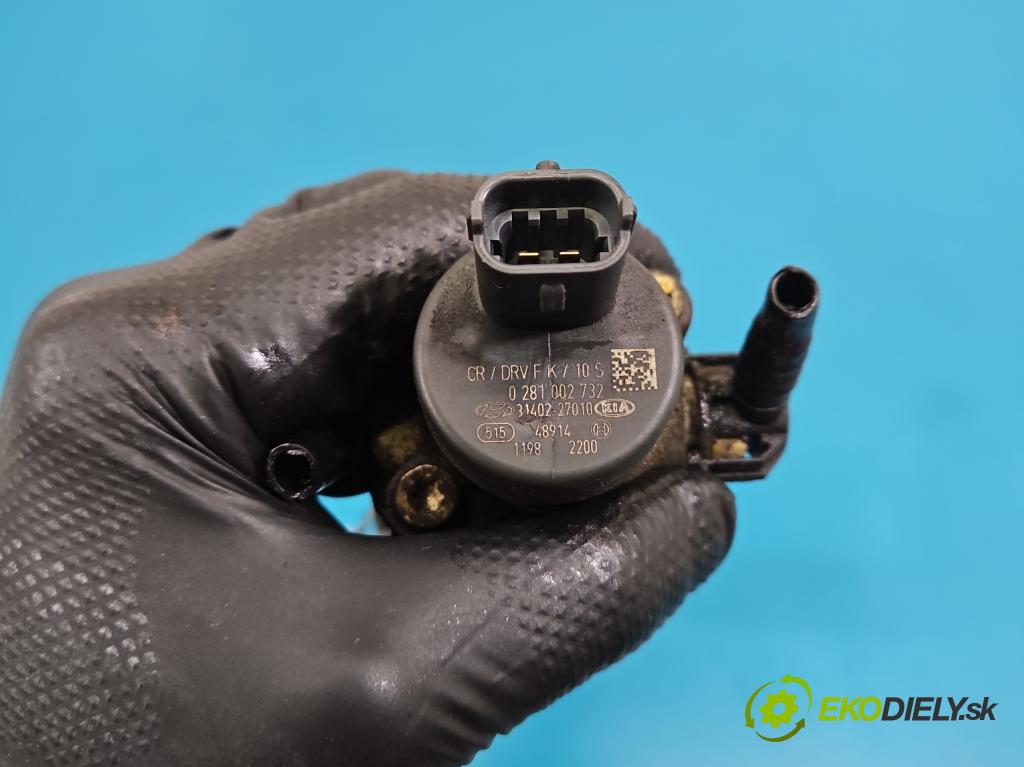 Hyundai Getz 1.5 crdi 82 hp manual 60 kW 1493 cm3 5- lišta vstřikovací 0281002732 (Vstřikovací lišta)