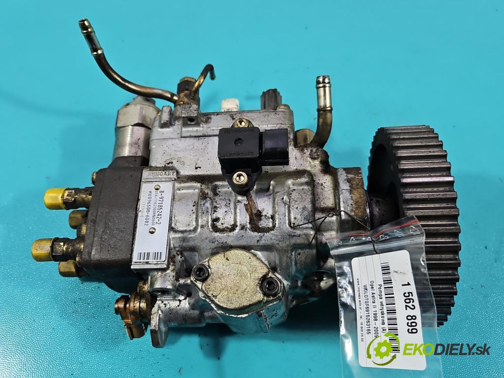 Opel Astra II 1998-2009 1.7 dti 75 hp manual 55 kW 1686 cm3 4- čerpadlo vstřikovací 8-97185242-2 (Vstřikovací čerpadlo)