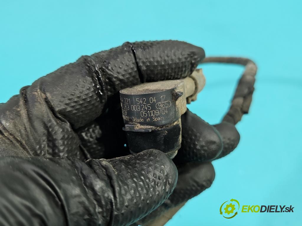 Mercedes S W221 2005-2013 3.5 V6 272 hp automatic 200 kW 3498 cm3 4- snímač parkování 0263003245