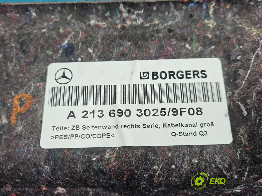 Mercedes E W213 2016-2023 2.0 CDI 194KM: automatic 143 kW 1950 cm3 4- Čalounictví: kufra: pravé A2136903025