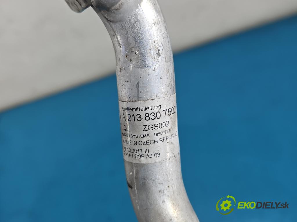 Mercedes E W213 2016-2023 2.0 CDI 194KM: automatic 143 kW 1950 cm3 4- rúrka klimatizácie A2138307502