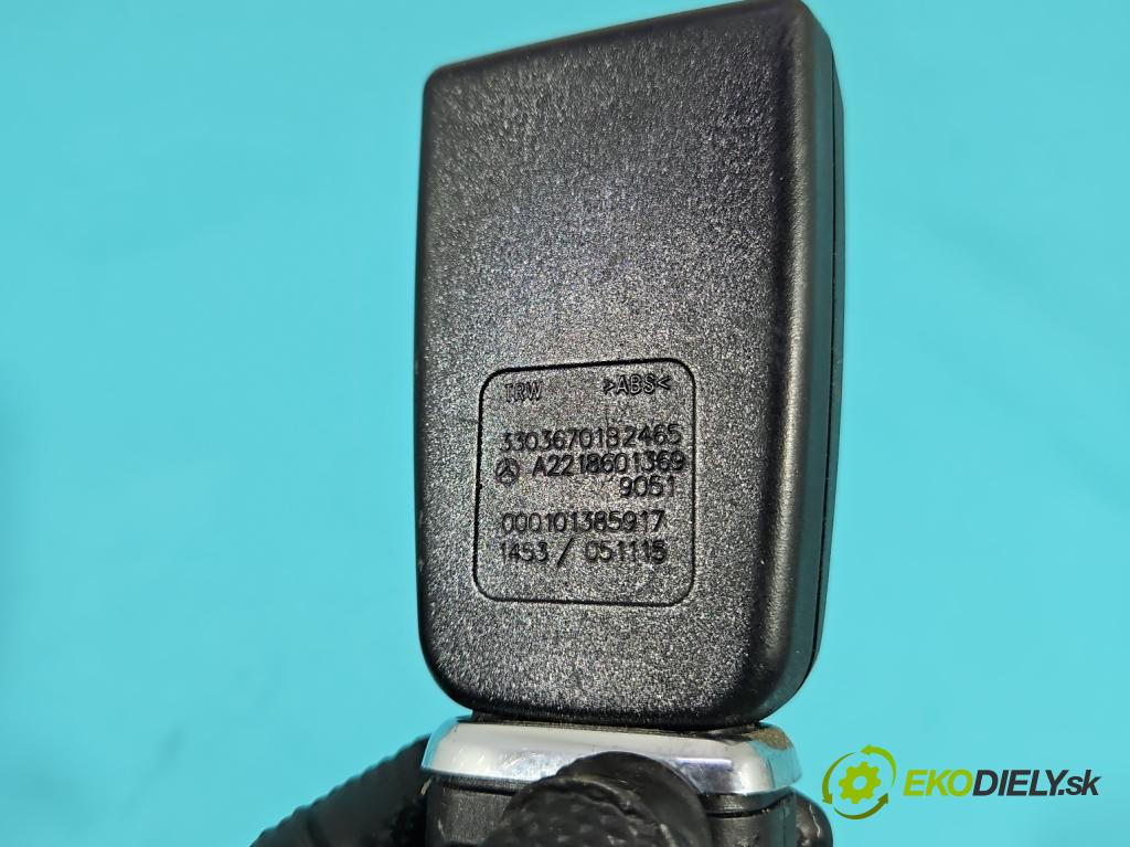 Mercedes S W221 2005-2013 3.5 V6 272 HP automatic 200 kW 3498 cm3 4- pas bezpečnosť: predné ľavý A2218601369