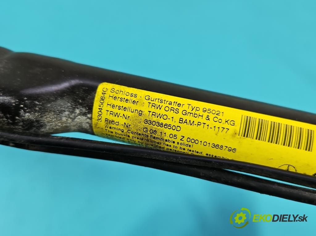 Mercedes S W221 2005-2013 3.5 V6 272 HP automatic 200 kW 3498 cm3 4- pas bezpečnosť: predné ľavý A2218601369