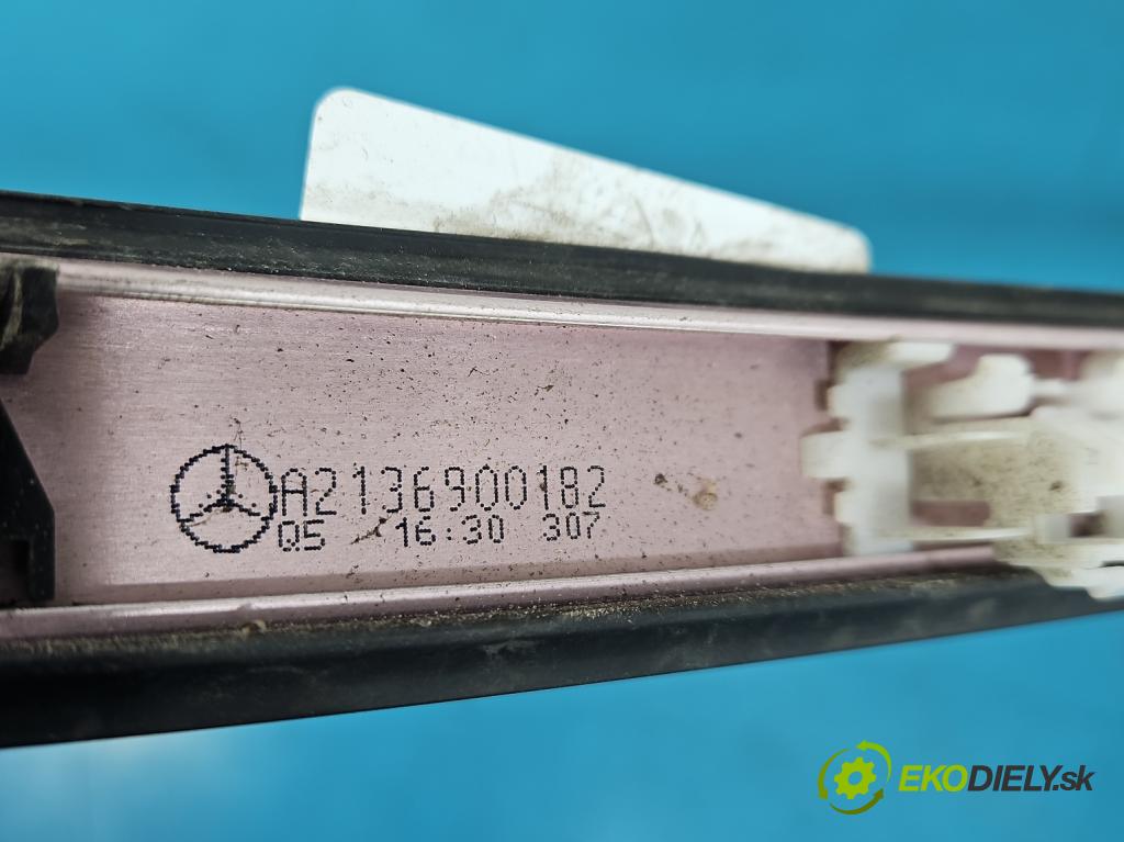 Mercedes E W213 2016-2023 2.0 CDI 194KM automatic 143 kW 1950 cm3 4- lišta střecha: levé A2136900182