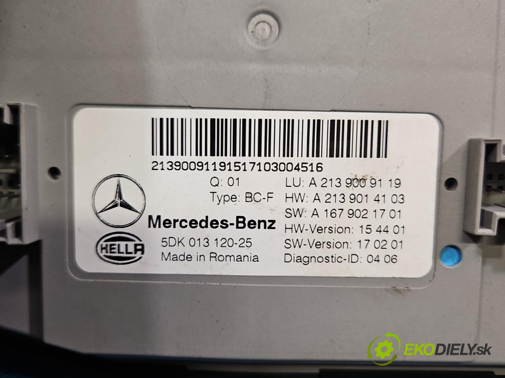 Mercedes E W213 2016-2023 2.0 CDI 194KM automatic 143 kW 1950 cm3 4- řídící jednotka komfortu A2139009119