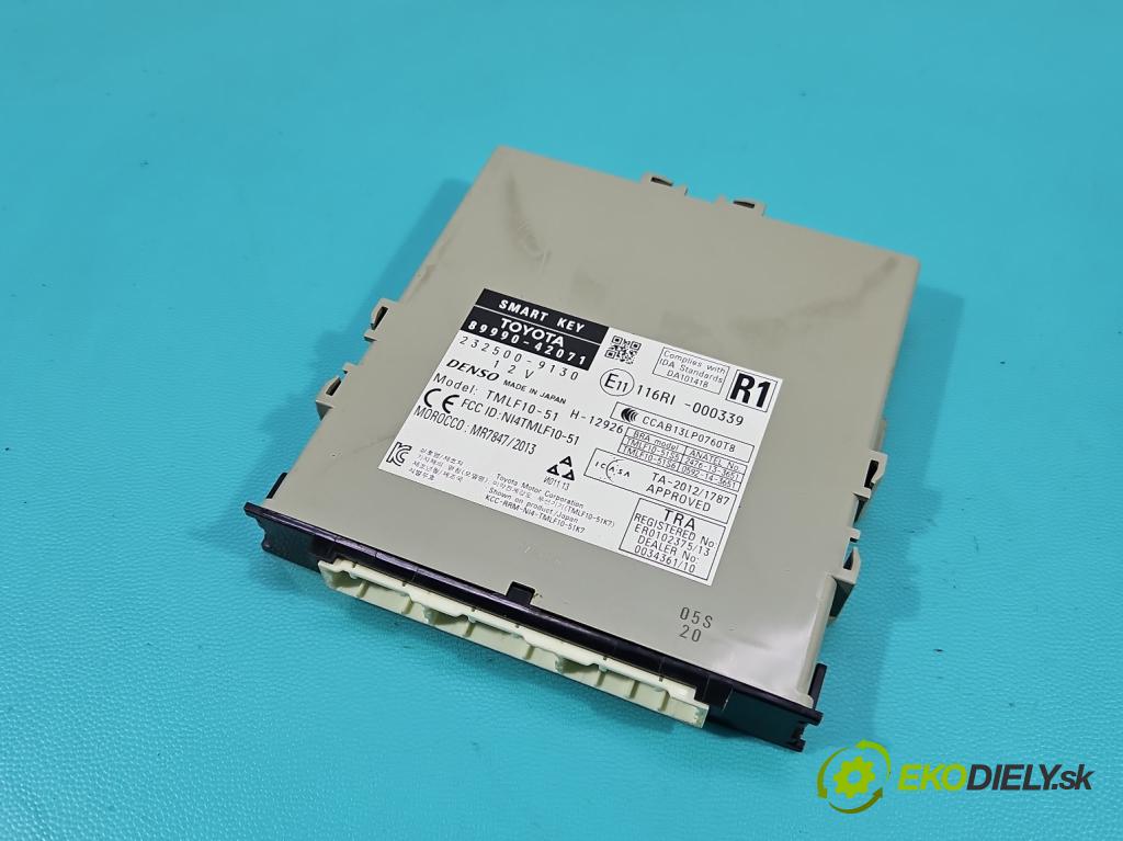 Toyota Rav4 IV 2013-2018 2.0 D4D 124hp manual 91 kW 1998 cm3 5- riadiaca jednotka ostatné 89990-42071