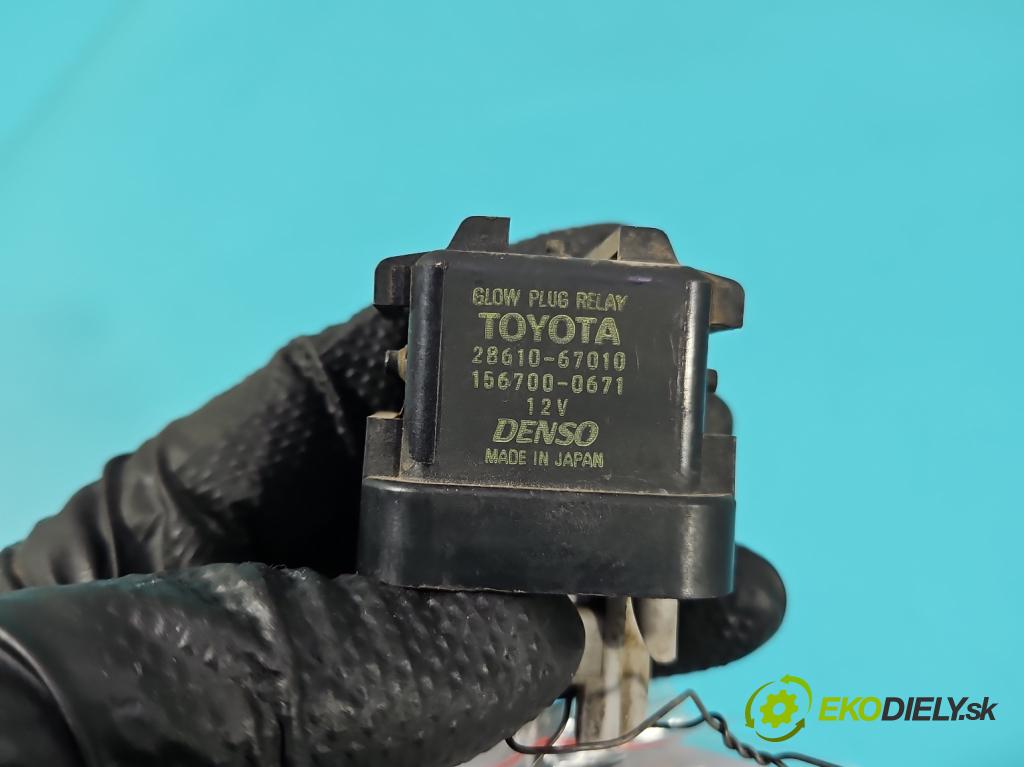 Toyota Rav4 IV 2013-2018 2.0 D4D 124hp manual 91 kW 1998 cm3 5- Relé: svíčky: zařicích: 28610-67010 (Relé)