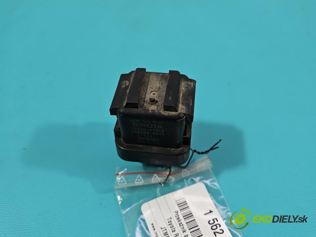 Toyota Rav4 IV 2013-2018 2.0 D4D 124hp manual 91 kW 1998 cm3 5- Relé: svíčky: zařicích: 28610-67010 (Relé)