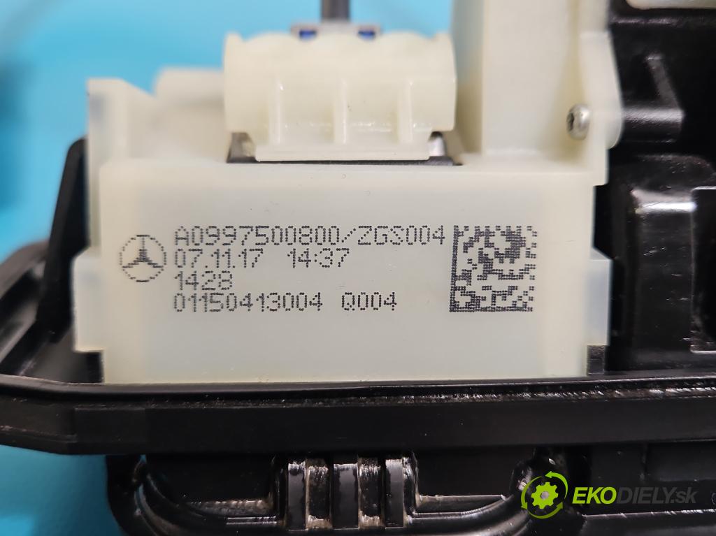 Mercedes E W213 2016-2023 2.0 CDI 194KM: automatic 143 kW 1950 cm3 4- Kamera cúvania A0997500800