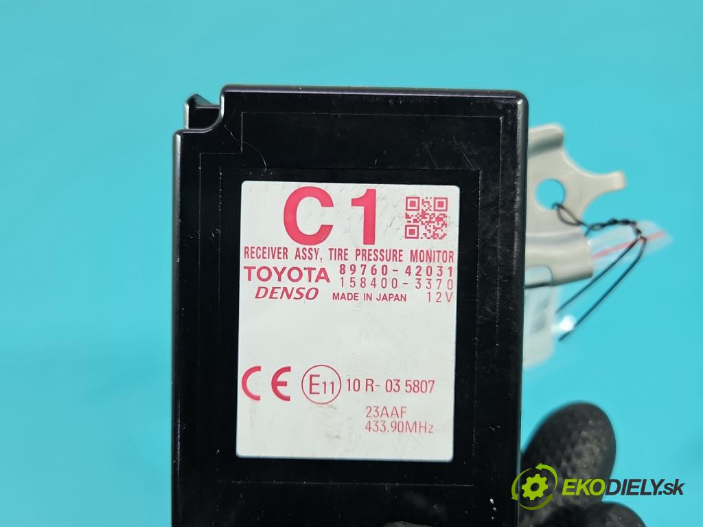 Toyota Rav4 IV 2013-2018 2.0 D4D 124hp manual 91 kW 1998 cm3 5- riadiaca jednotka ostatné 89760-42031