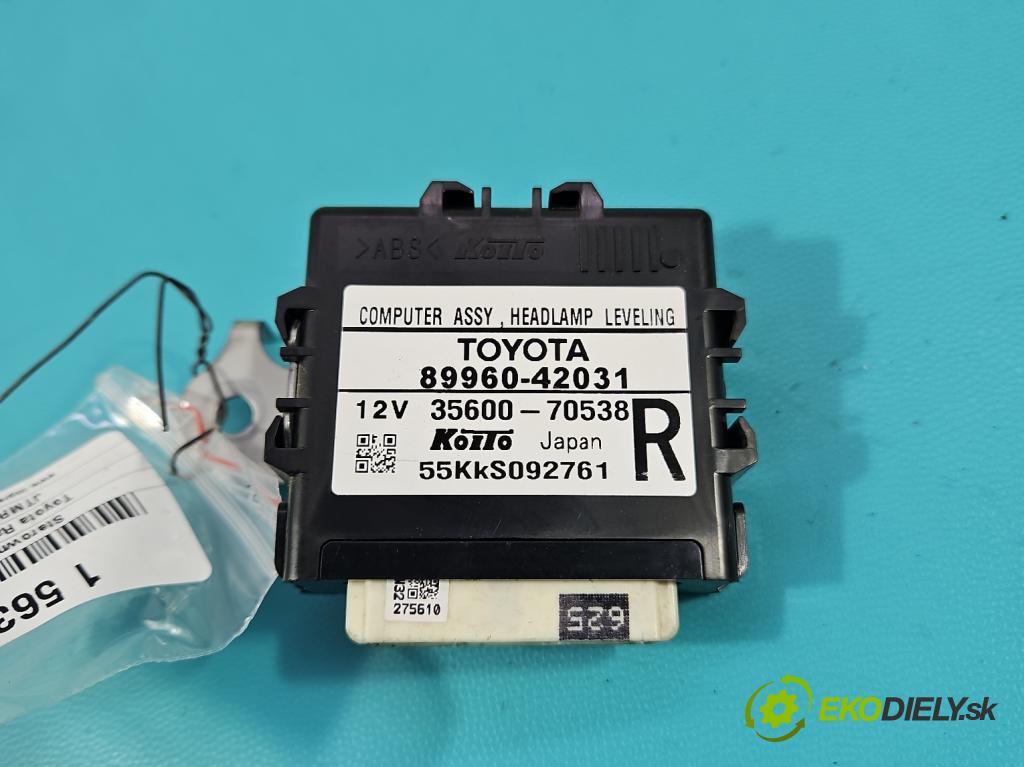 Toyota Rav4 IV 2013-2018 2.0 D4D 124hp manual 91 kW 1998 cm3 5- riadiaca jednotka ostatné 89960-42031