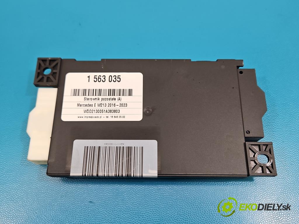 Mercedes E W213 2016-2023 2.0 CDI 194KM automatic 143 kW 1950 cm3 4- řídící jednotka A2139008520